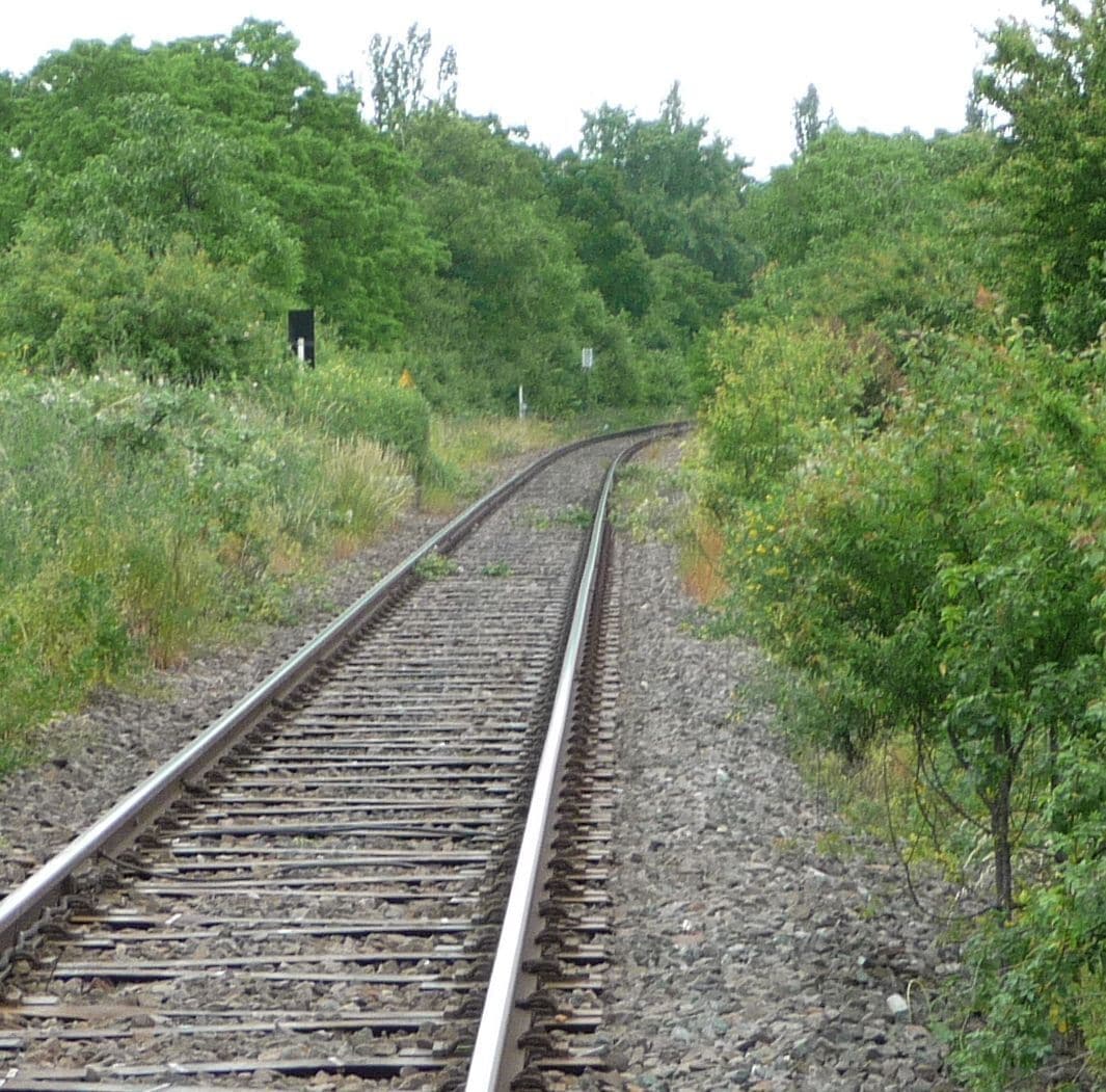 Bahnlinie nach Dürkheim