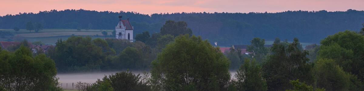 Muhr am See vor Sonnenaufgang