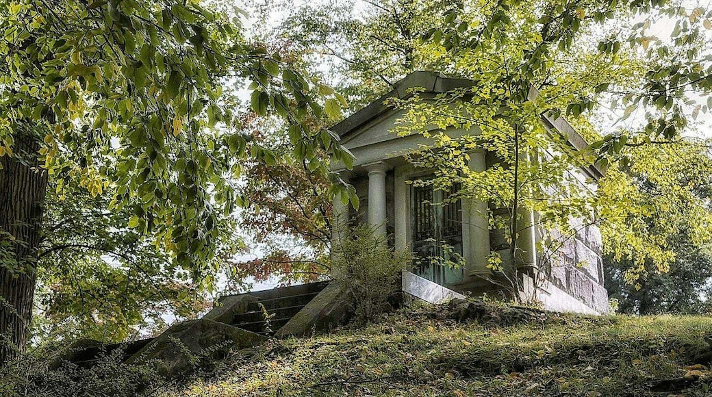 Sleepy Hollow Cemetery in Tarrytown, New York, is the resting place of numerous famous figures, including Washington Irving, whose story "The Legend of Sleepy Hollow" is set in the adjacent Old Dutch Burying Ground. Incorporated in 1849 as Tarrytown Cemetery, it posthumously honored Irving's request that it change its name to Sleepy Hollow Cemetery. It was listed on the National Register of Historic Places in 2009.