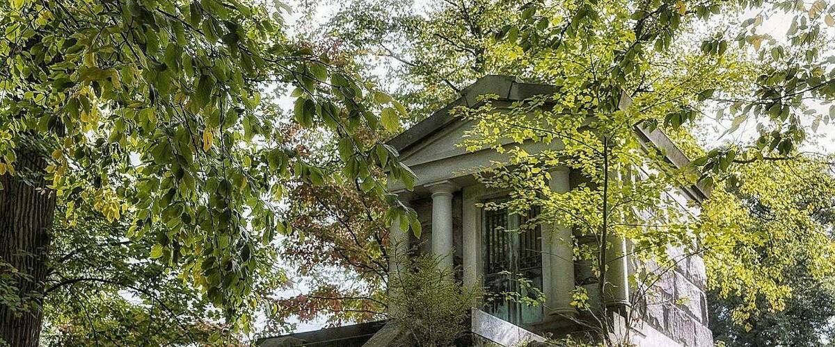 Sleepy Hollow Cemetery in Tarrytown, New York, is the resting place of numerous famous figures, including Washington Irving, whose story "The Legend of Sleepy Hollow" is set in the adjacent Old Dutch Burying Ground. Incorporated in 1849 as Tarrytown Cemetery, it posthumously honored Irving's request that it change its name to Sleepy Hollow Cemetery. It was listed on the National Register of Historic Places in 2009.