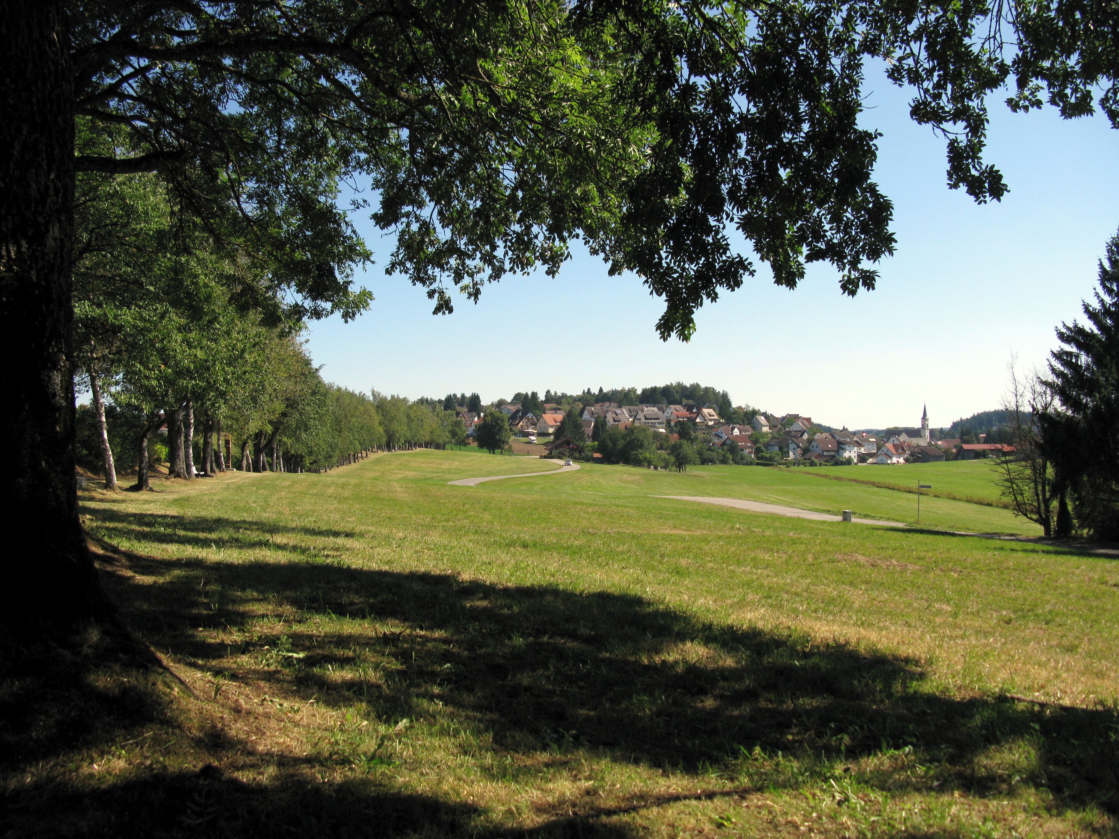 Löffingen mit Kreuzweg von der Wallfahrtskirche Witterschnee