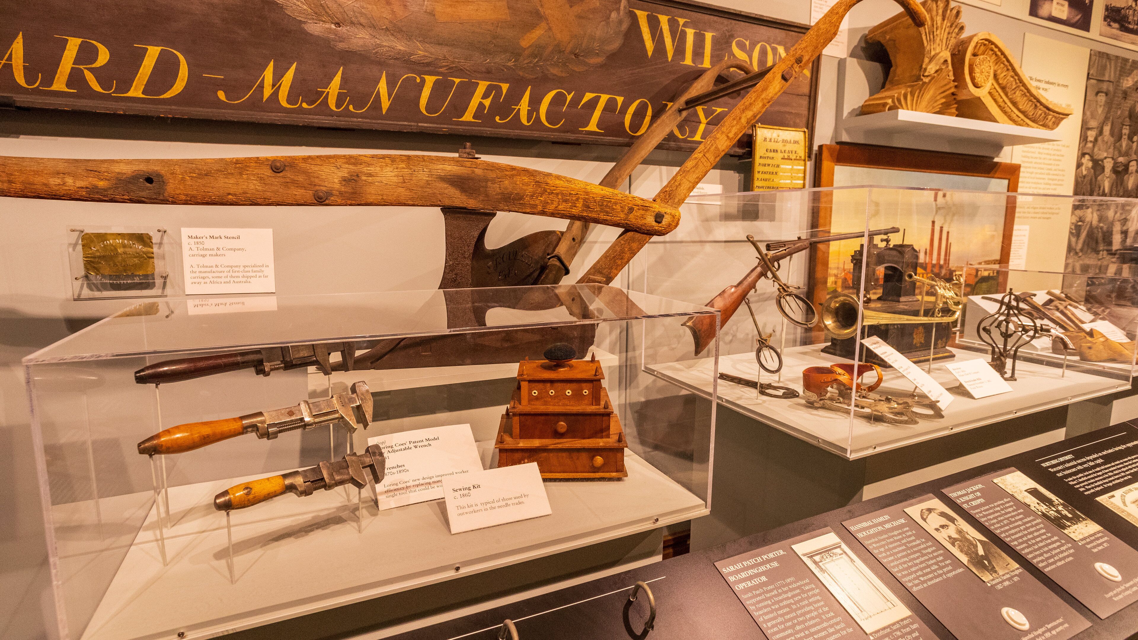 Worcester Historical Museum which includes heritage elements