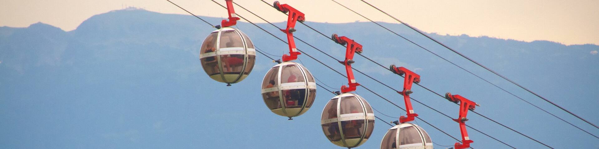 Grenoble-Bastille Cable Car featuring a gondola