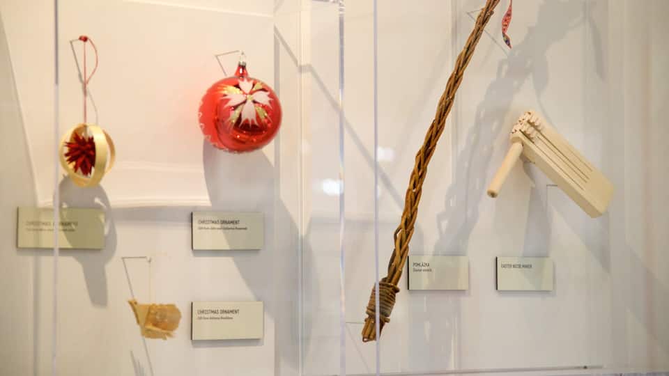 Museo y Biblioteca Nacional de República Checa y Eslovaquia mostrando vista interna y elementos patrimoniales