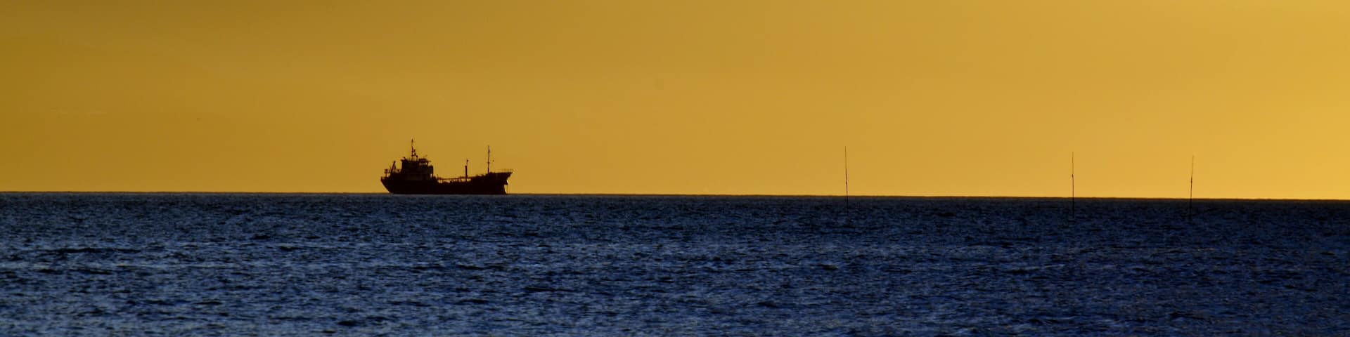 Sunset in the Ariake Sea