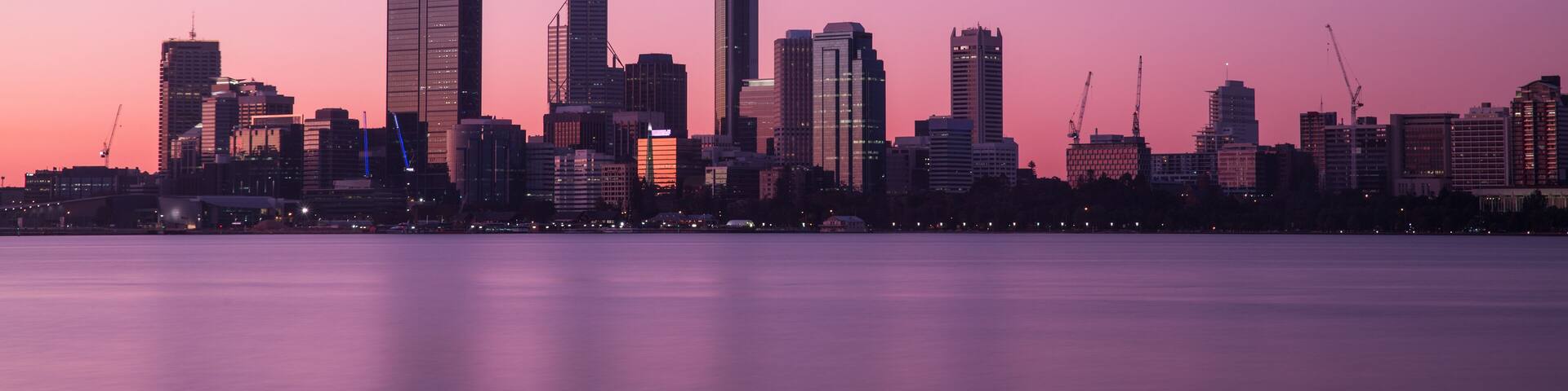 Perth city skyline at night; Shutterstock ID 188035757; Purchase Order: -