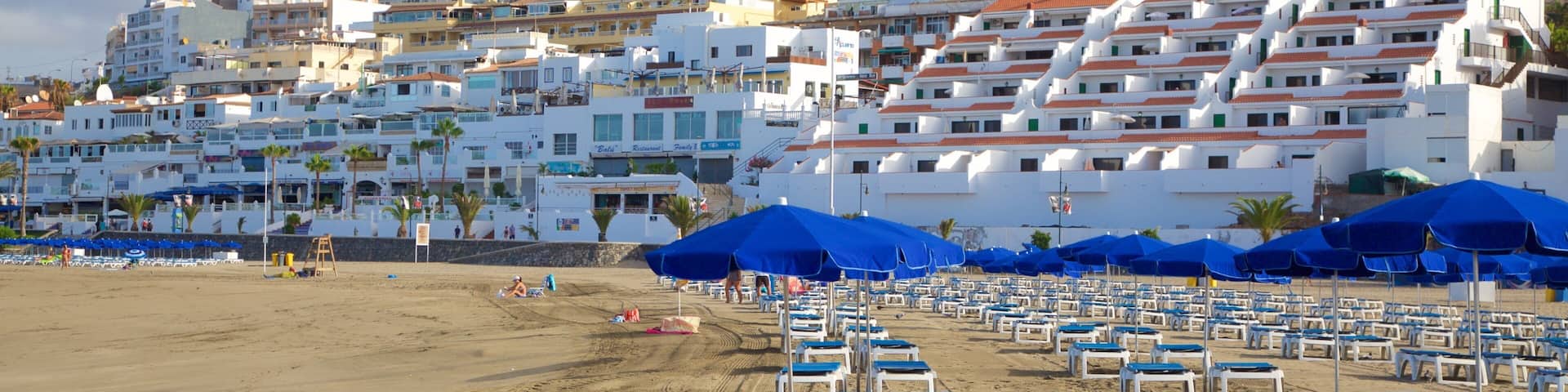 Las Vistas Beach featuring a coastal town, a sandy beach and general coastal views
