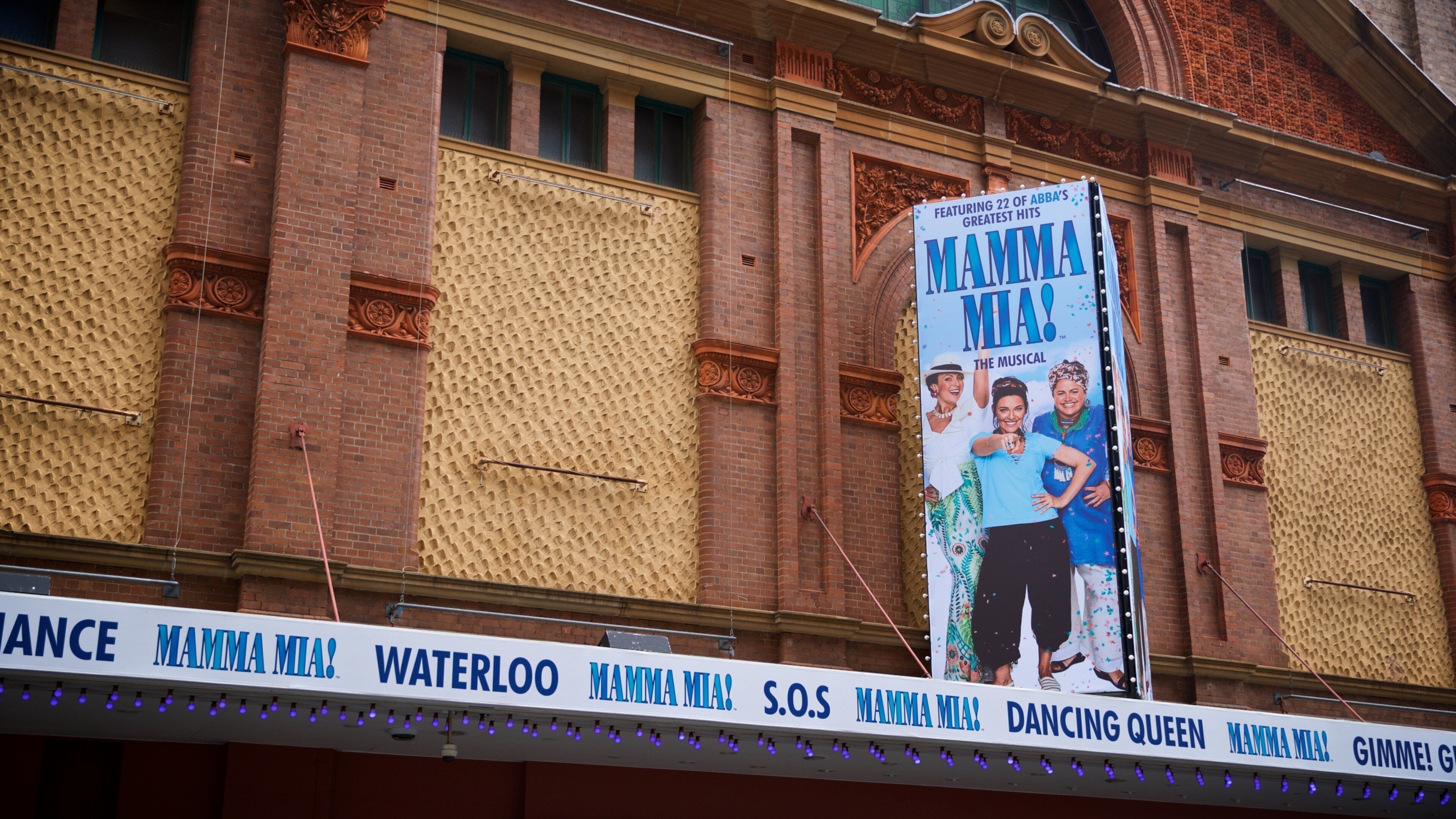 Capitol Theatre som omfatter skiltning