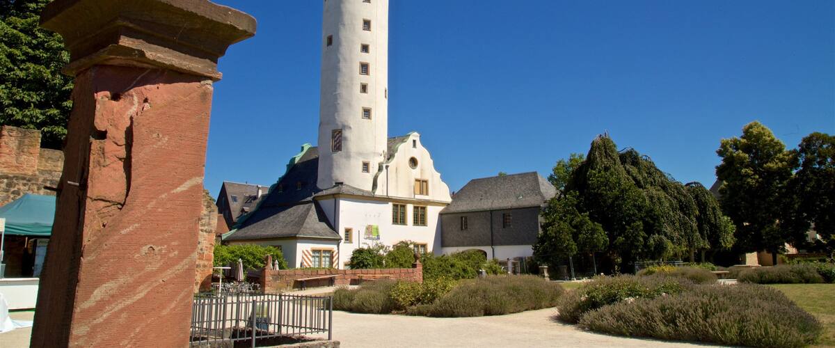 Hoechst Castle featuring heritage elements