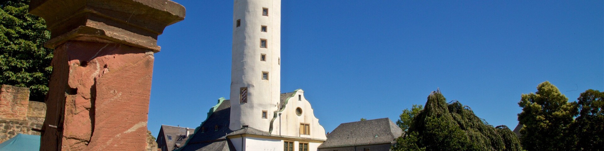 Hoechst Castle featuring heritage elements
