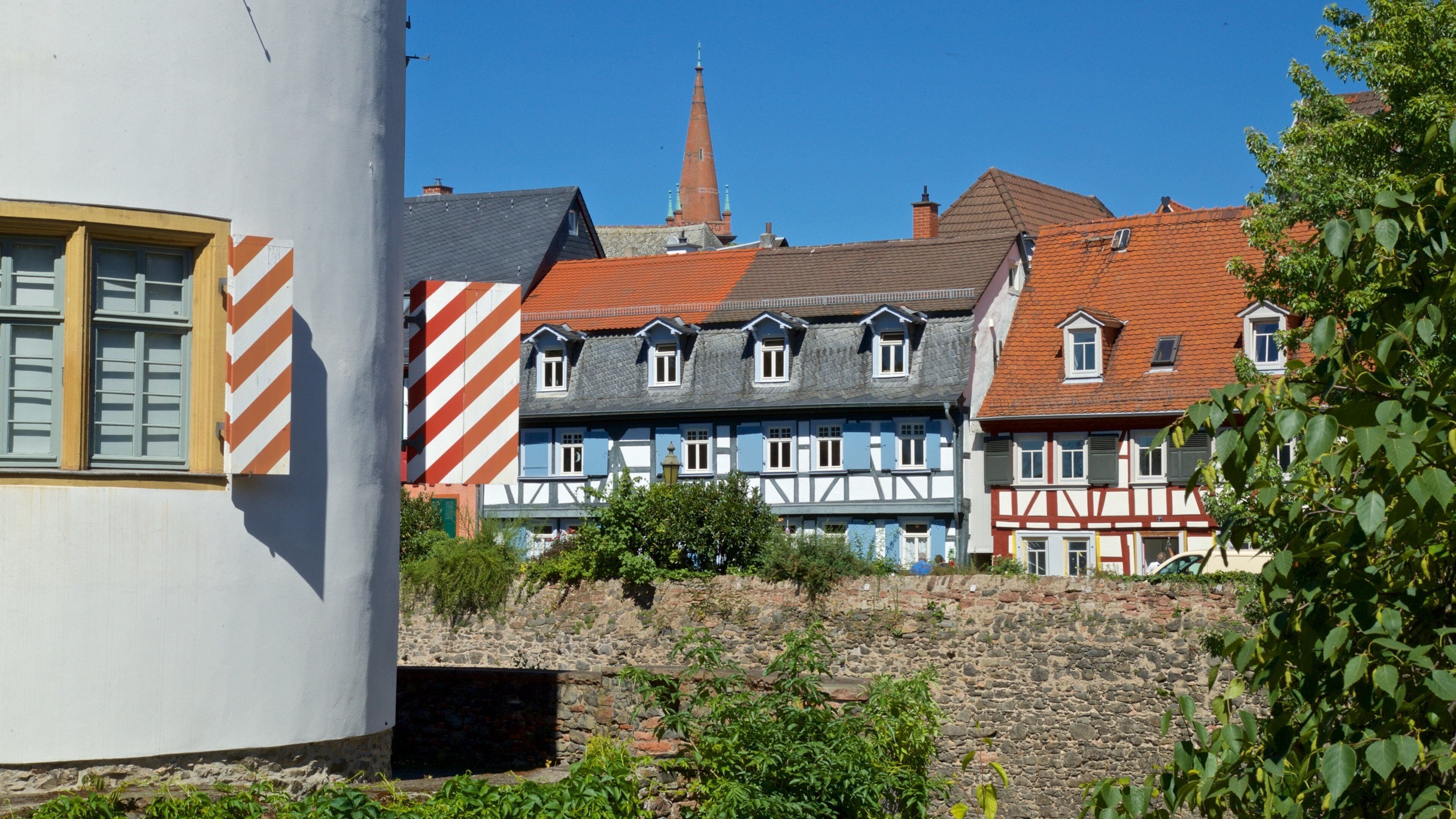 Hoechst Castle featuring a house and heritage elements