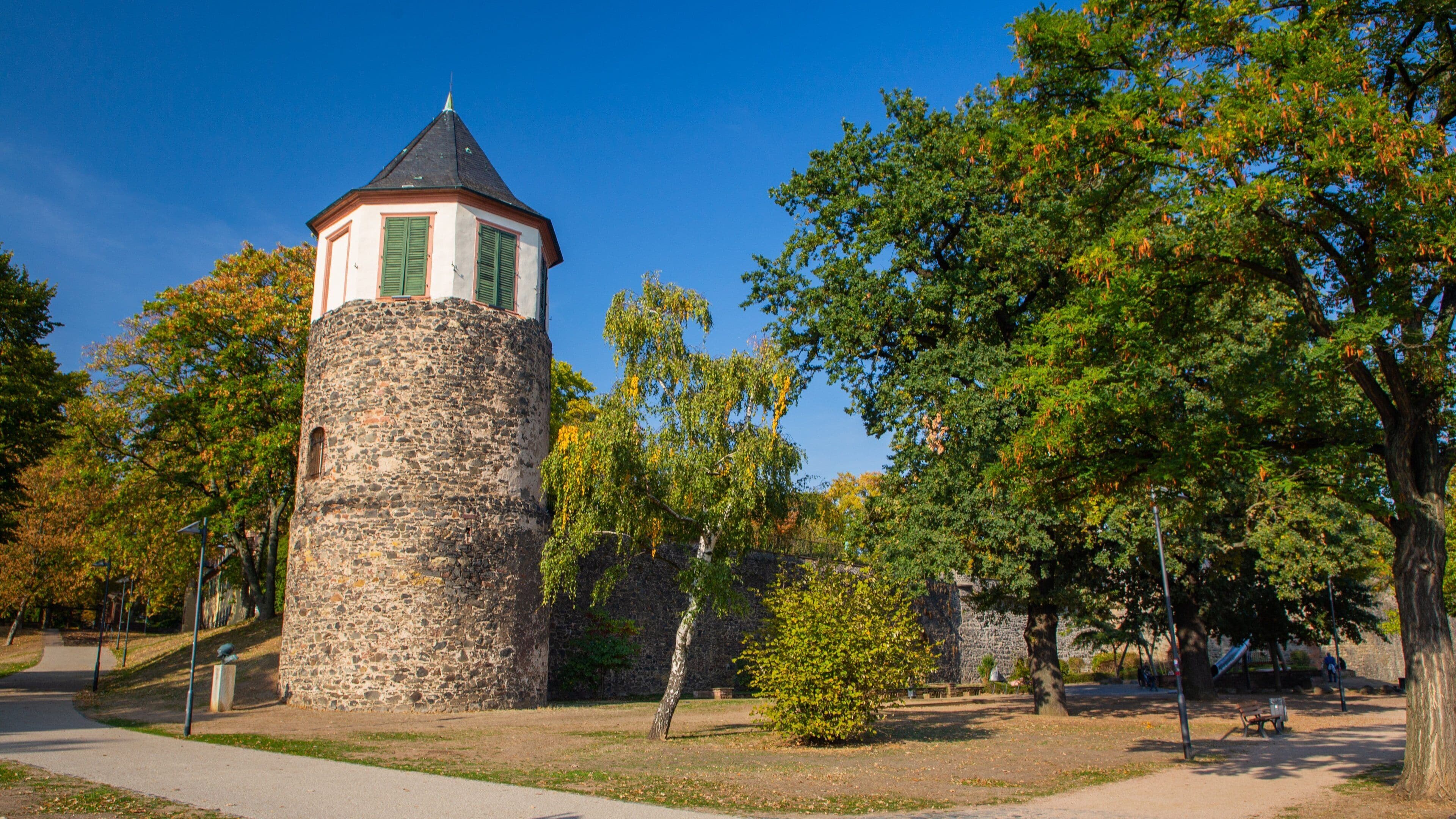 Hoechst Castle which includes heritage architecture