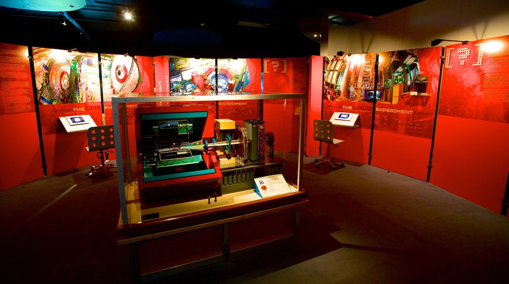 CERN som visar interiörer