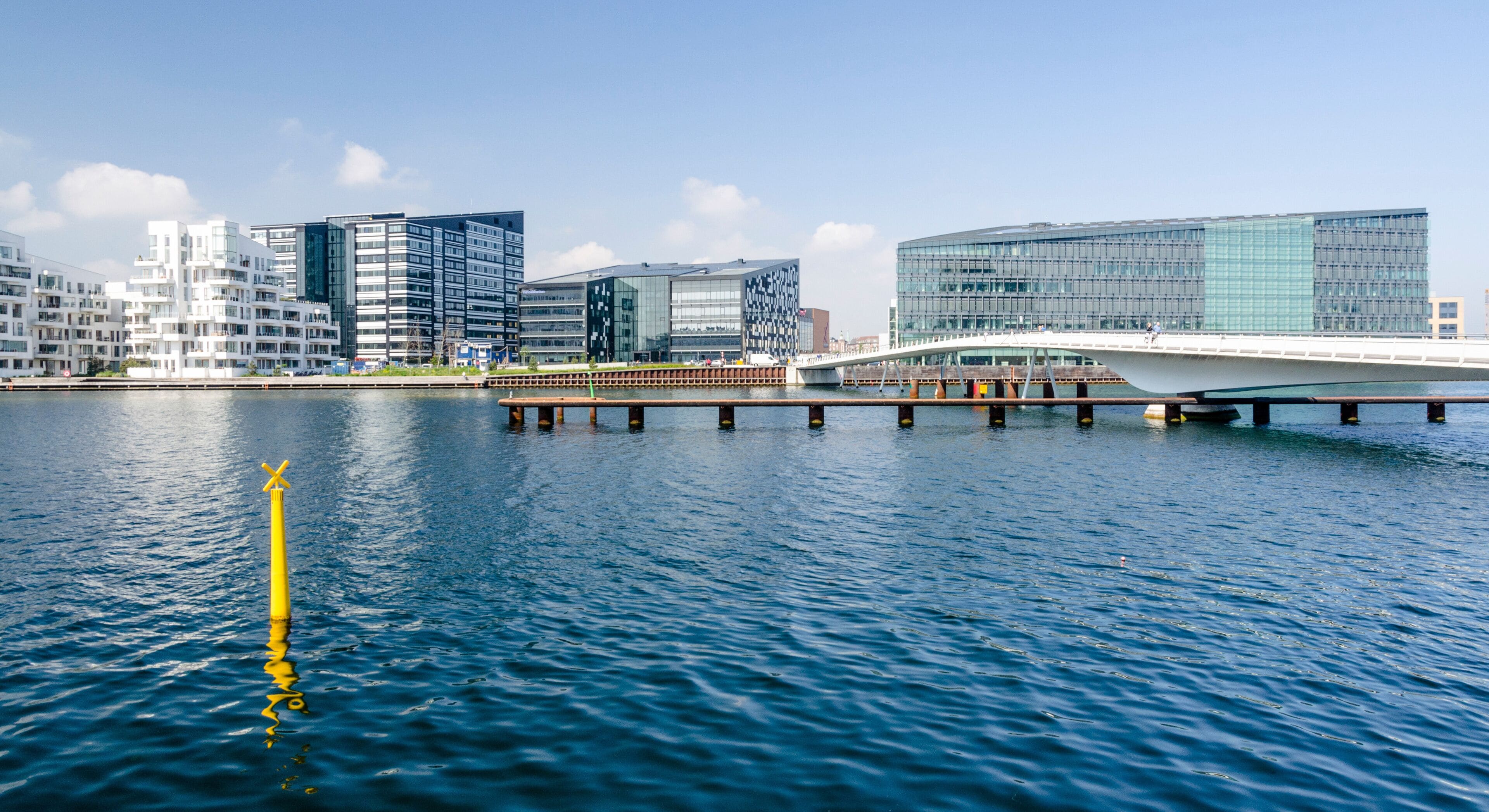 Moderne Büro- und Appartementhäuser, Islands Brygge, Sydhavnen, Kopenhagen, Dänemark