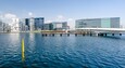 Moderne Büro- und Appartementhäuser, Islands Brygge, Sydhavnen, Kopenhagen, Dänemark