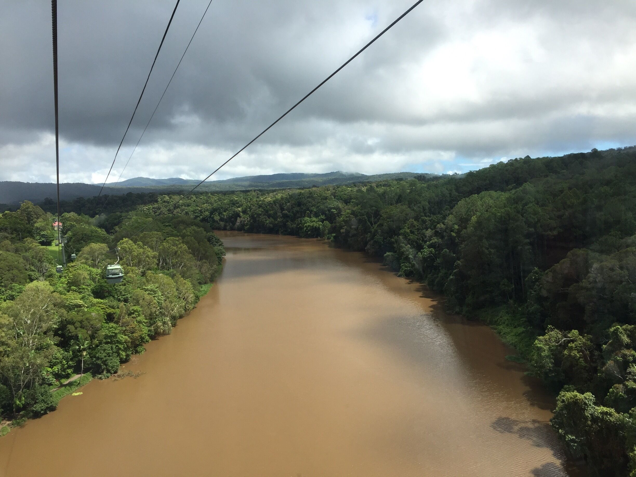 The mighty Barron River viewed from the Skyrail! 