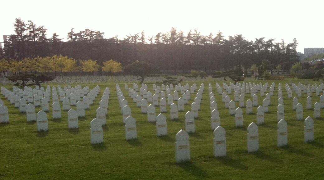 Carré musulman (le carré C), à la nécropole nationale de la Doua, à Villeurbanne.