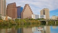 Austin showing a river or creek, a city and boating