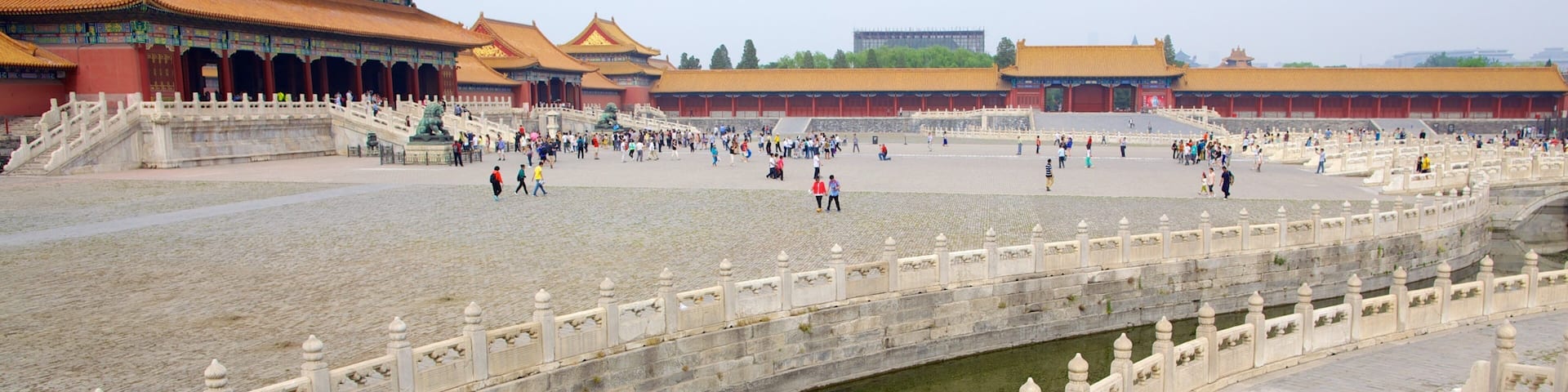 Bohai Region featuring heritage elements and a square or plaza