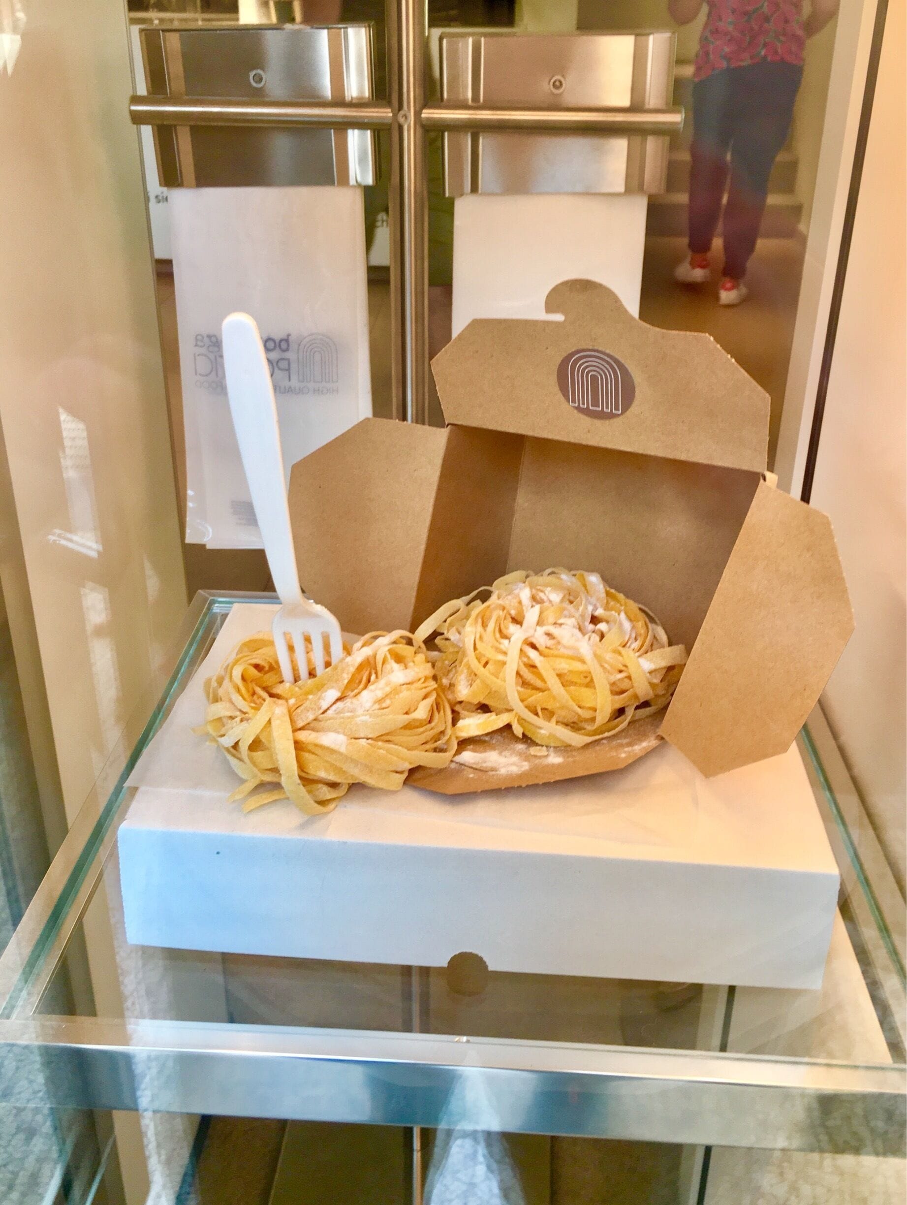 Great design at a lovely pasta shop!
Bologna