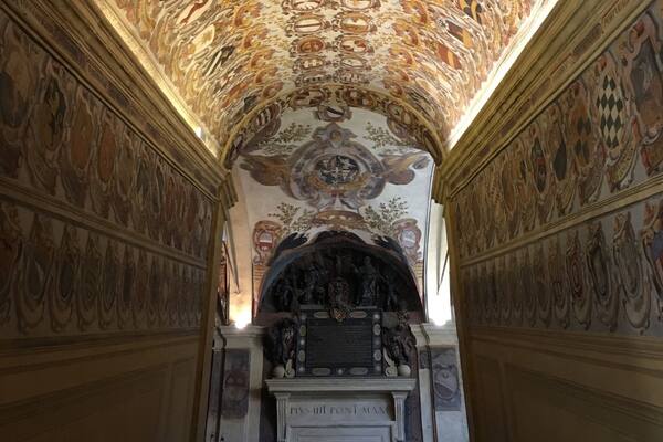 Way in to the Teatro Anatómico