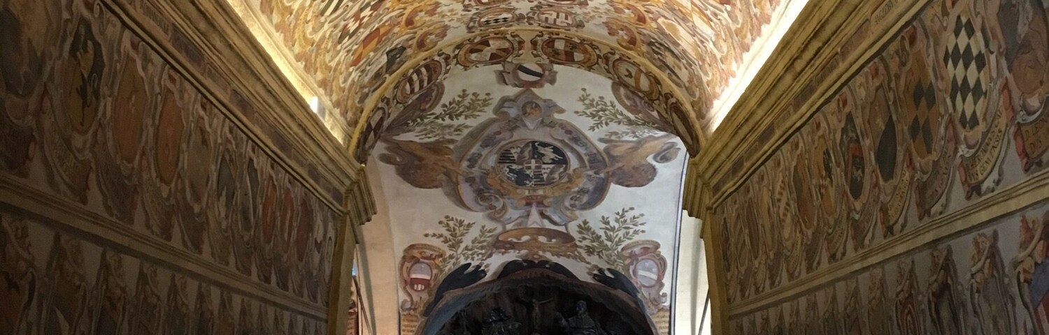 Way in to the Teatro Anatómico