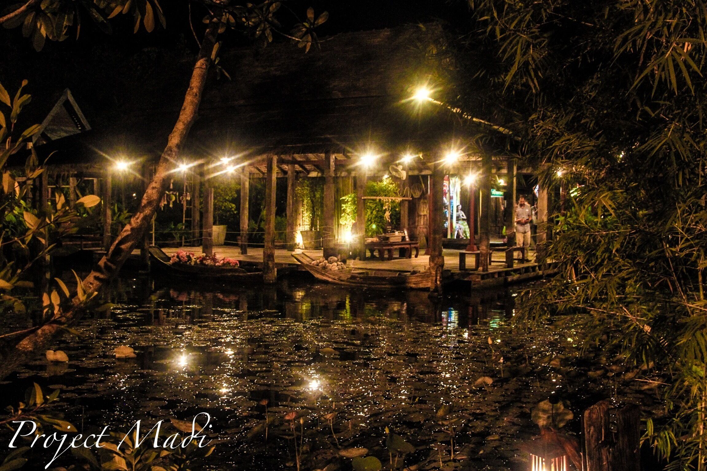 Surrounded by lake full of #colorful koi fish, a boat full of flowers, lilies  floating freely on waters, this is perfect relaxation 
#entertainment 
#waterlust
#outdoors