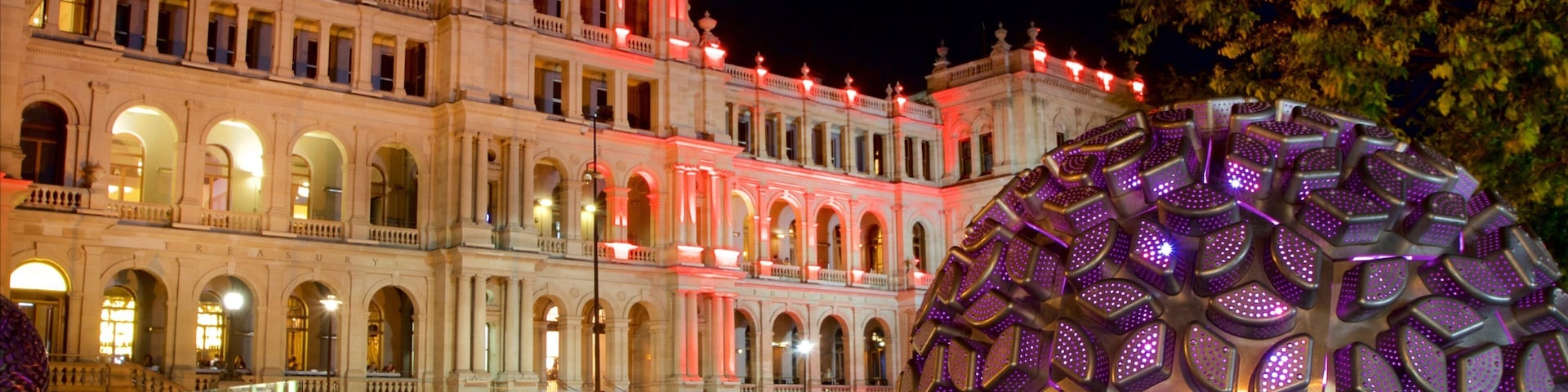 Casino Treasury ofreciendo escenas de noche