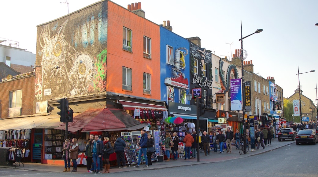 캠든 중심가 이 포함 거리 풍경, 신호 과 쇼핑