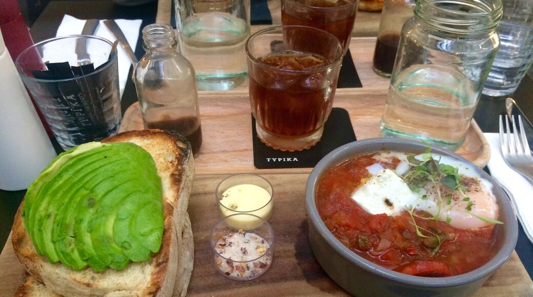 Hotpot and cold brew coffee
Just under $30