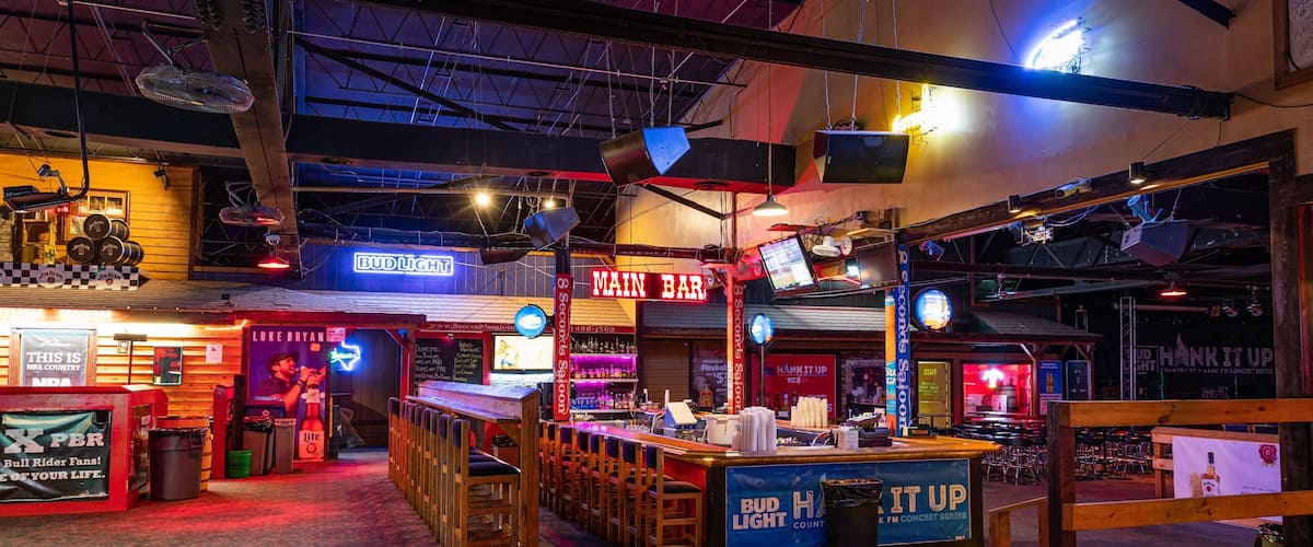 8 Seconds Saloon which includes interior views and a bar