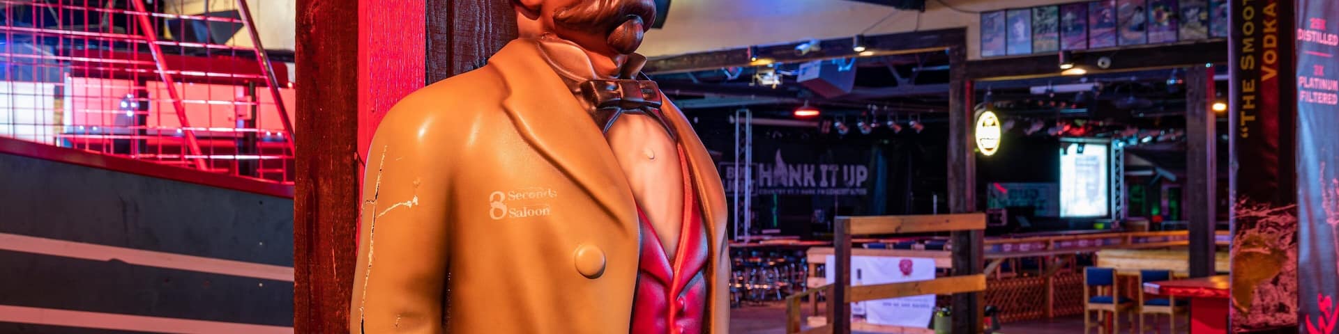 8 Seconds Saloon featuring interior views and a bar