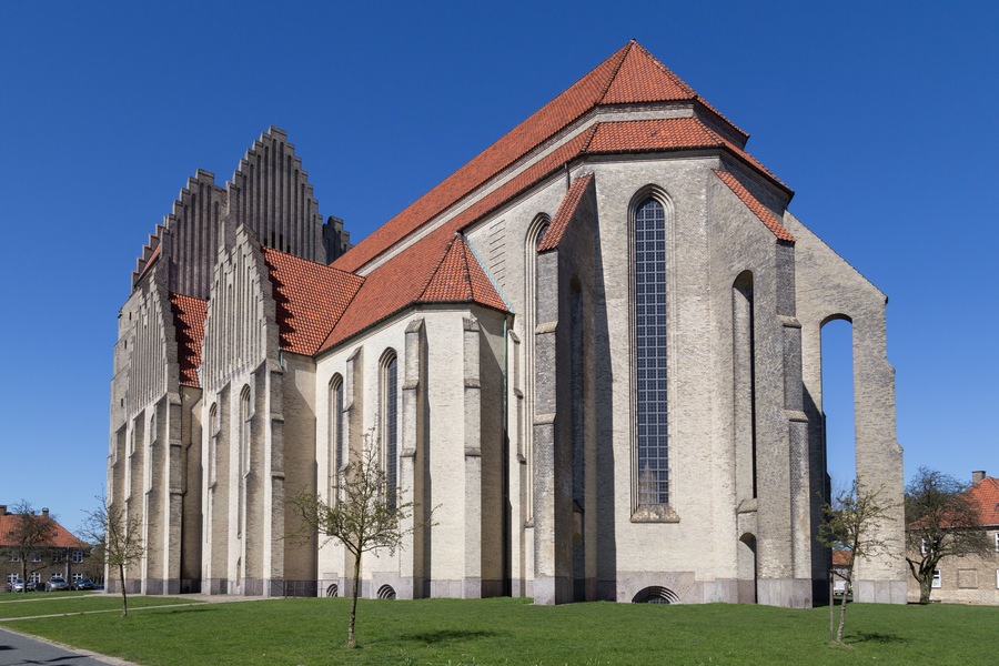 Copenhagen, Denmark - April 11, 2016: Exterior photograph of Grundtvigs Church; Shutterstock ID 404672506