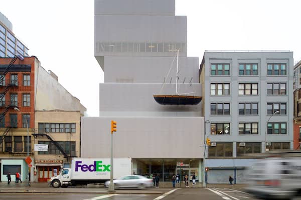 New Museum featuring a city