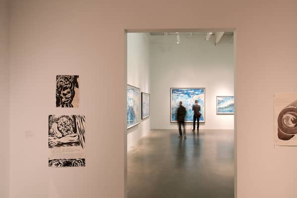 New Museum showing art and interior views as well as a couple