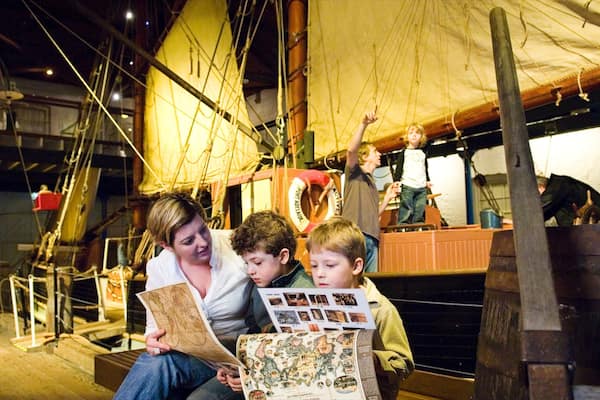South Australian Maritime Museum which includes interior views as well as a family
