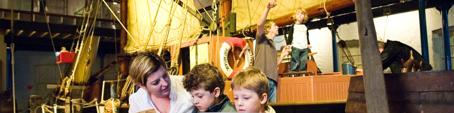 South Australian Maritime Museum which includes interior views as well as a family