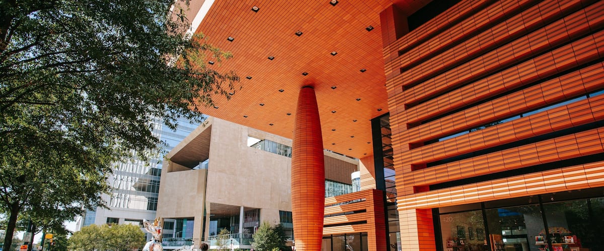 Bechtler Museum of Modern Art featuring street scenes as well as a couple