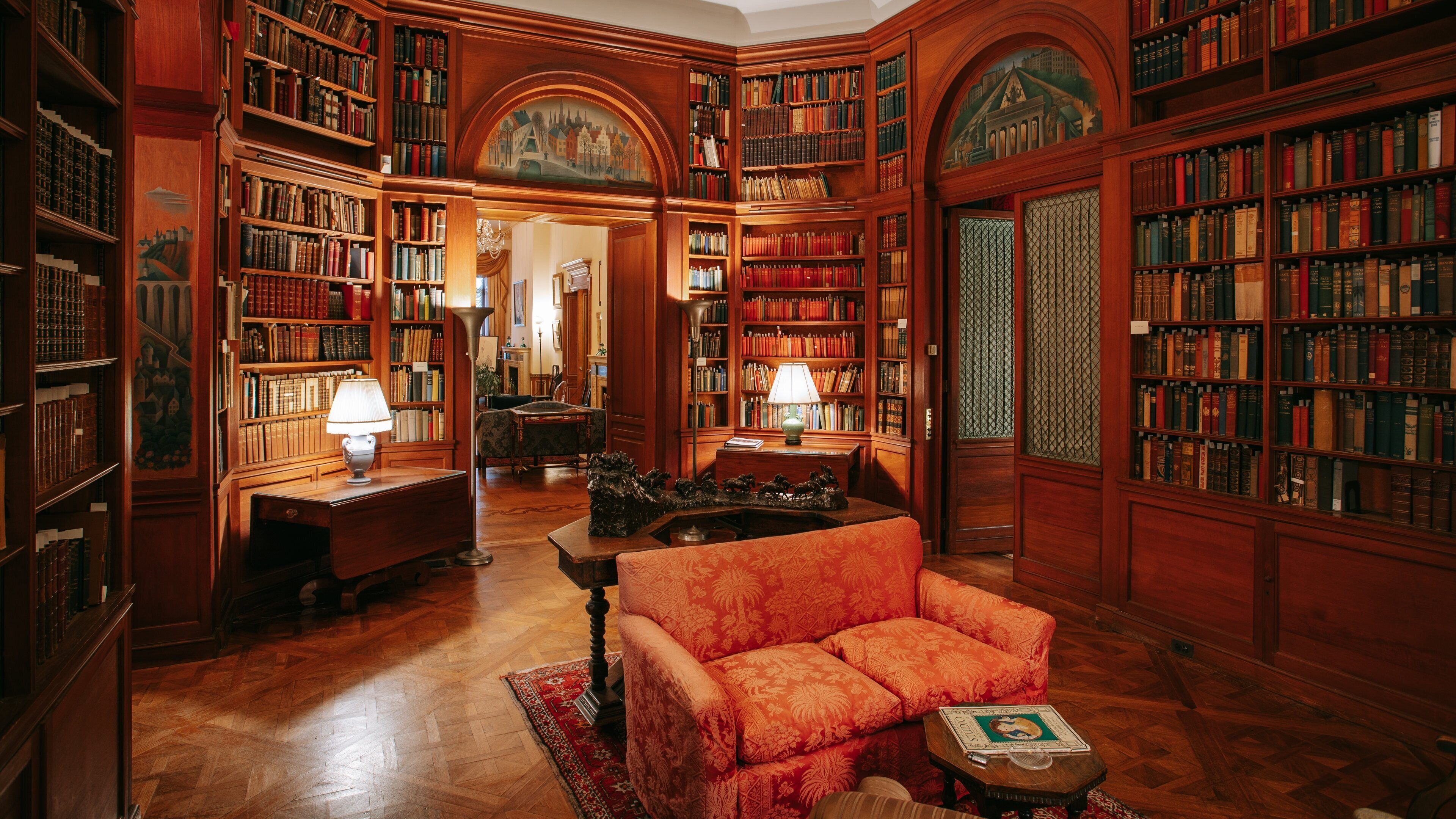 Evergreen Museum and Library featuring interior views and heritage elements