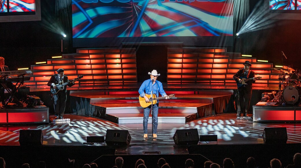 Dick Clark\'s American Bandstand Theater showing music, performance art and theater scenes