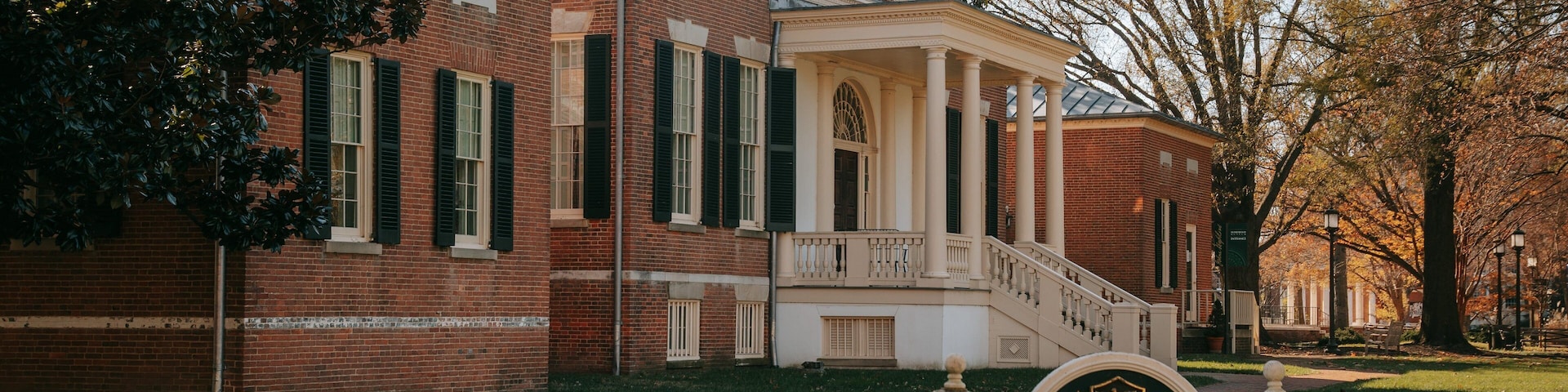 Homewood Museum which includes a garden, signage and heritage elements