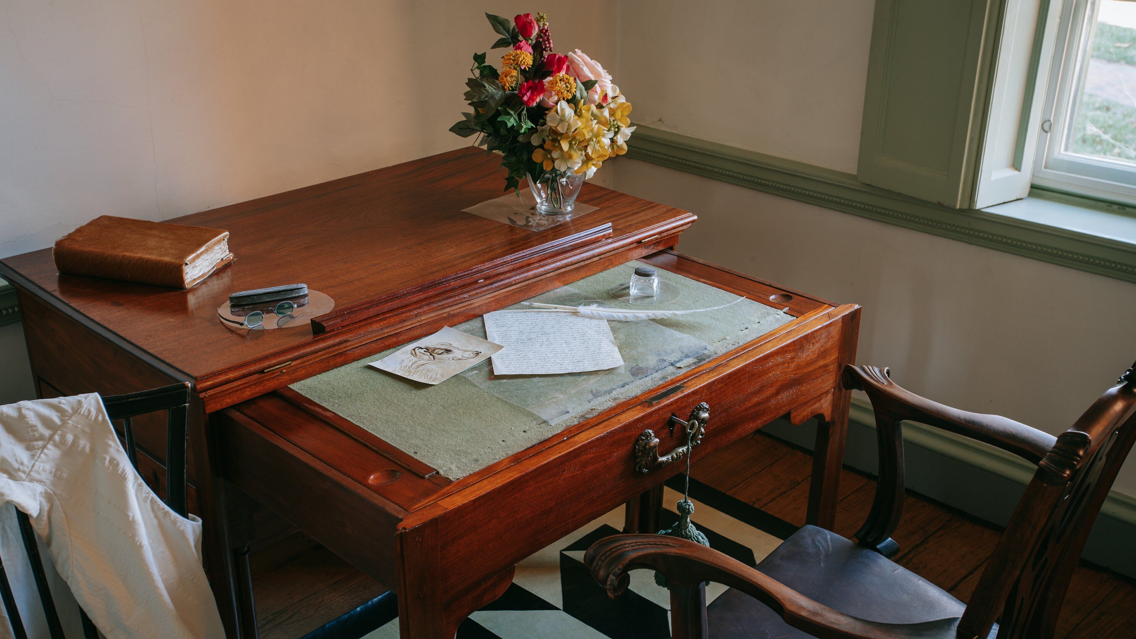 Homewood Museum showing interior views and heritage elements