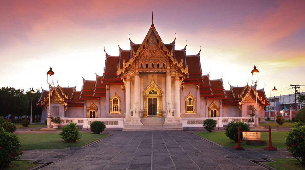 Marble Temple in Bangkok Thailand