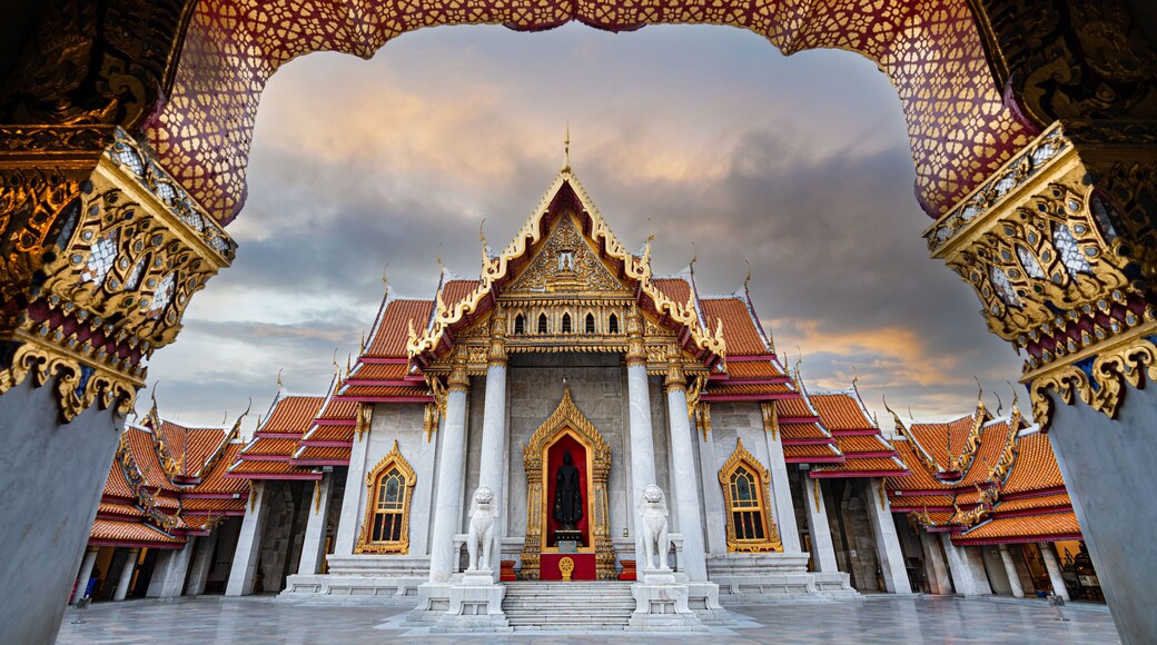 Wat Benchamabophit (a.k.a.
The Marble Temple) in Bangkok, Thailand