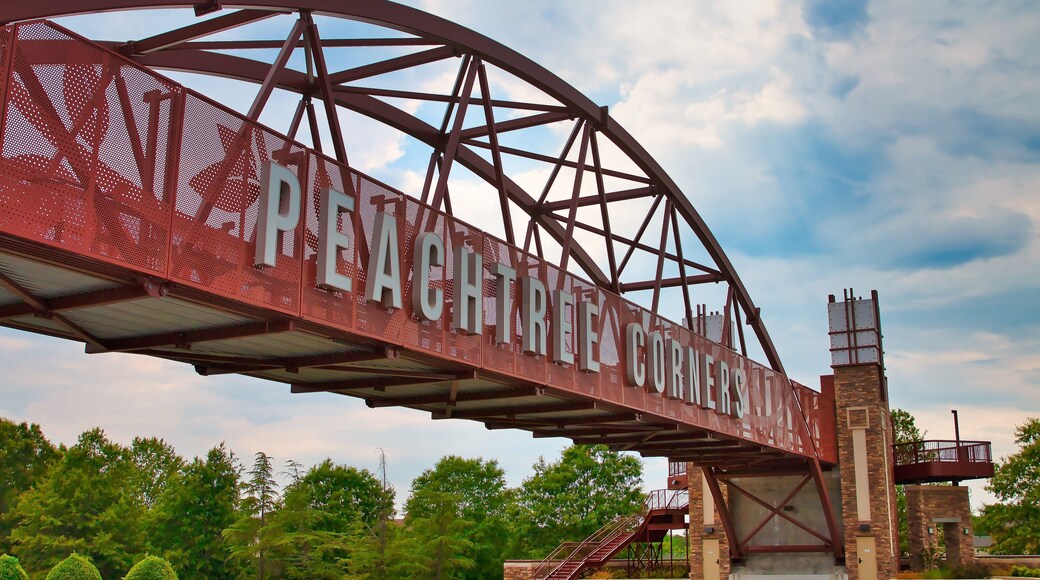 Peachtree Corners sign in Norcross Georgia