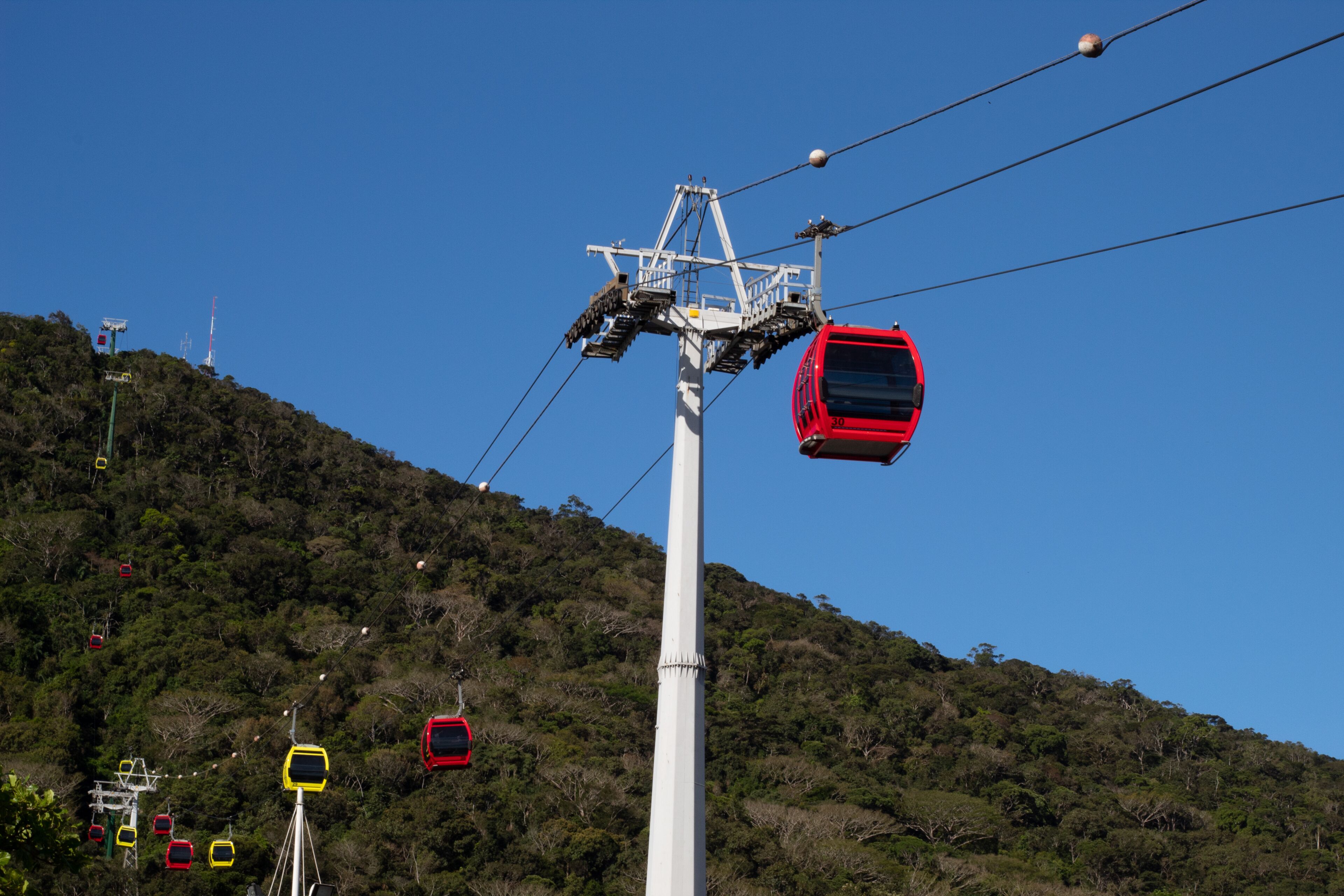 Cable car in Balneário Camboriú