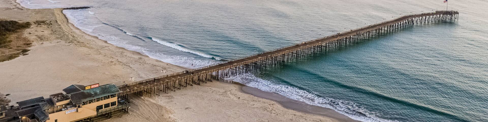 Aerial View of Ventura Pier.