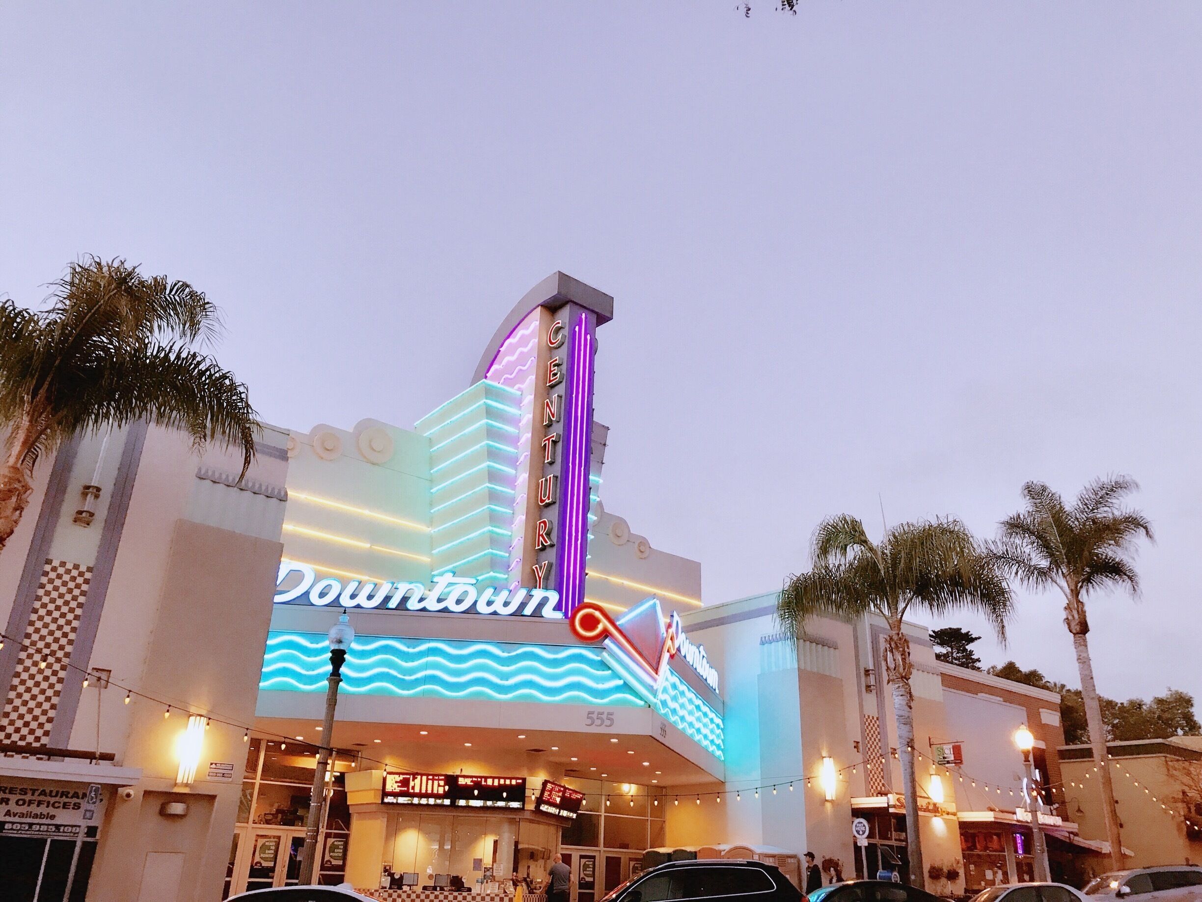 Downtown Ventura in the evening 