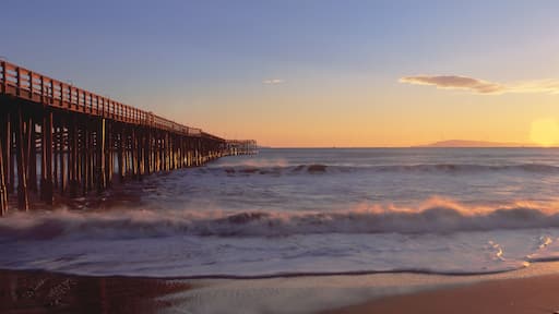 Ventura pier at sunset, California