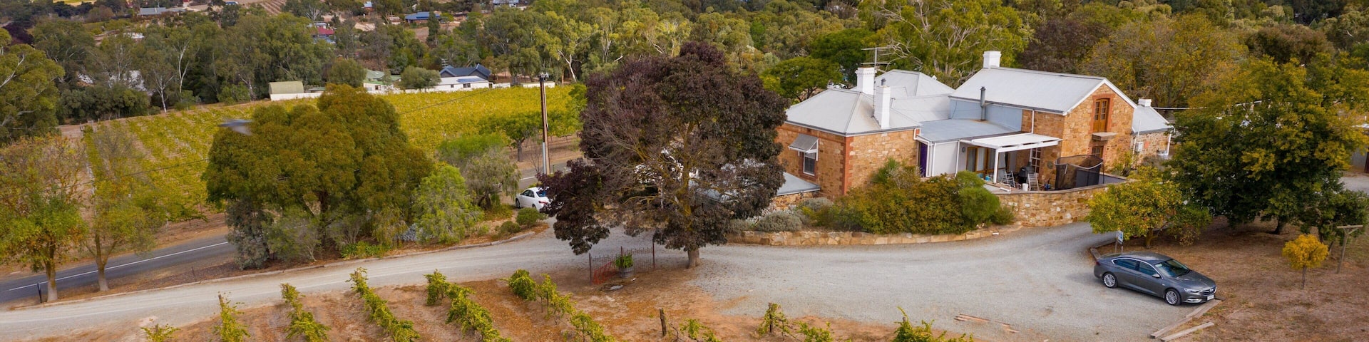 Crabtree Watervale Wines showing farmland